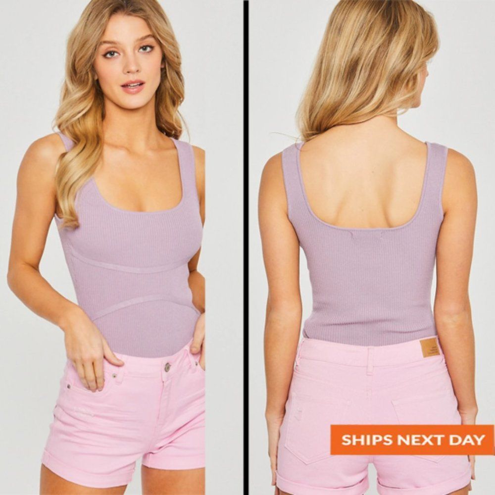 Sleeveless Rib Bodysuit